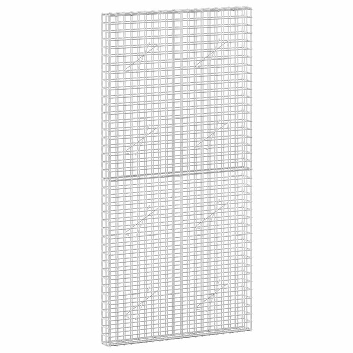 Gabion cu sârmă de 3,5 mm și plasă de 5x5 cm 100x10x200 cm WALTI