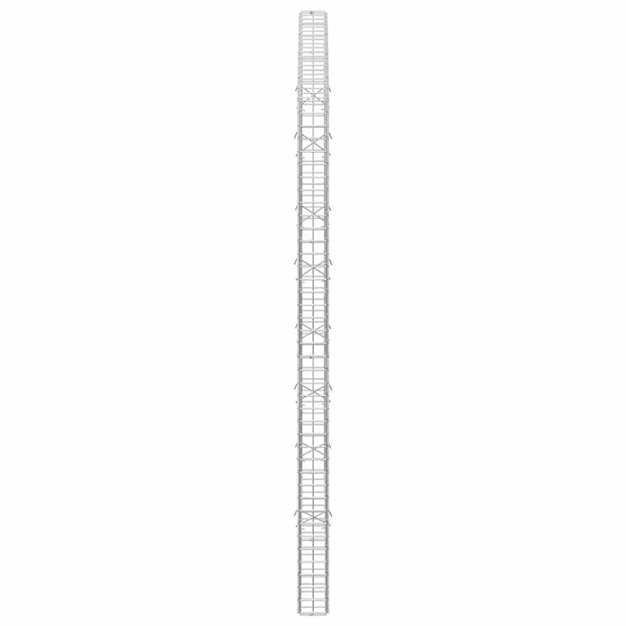 Gabion cu sârmă de 3,5 mm și plasă de 5x5 cm 100x10x200 cm WALTI