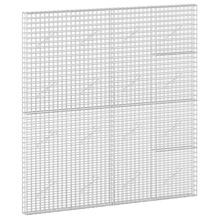 Gabion cu sârmă de 3,5 mm și plasă de 5x5 cm 200x10x200 cm WALTI