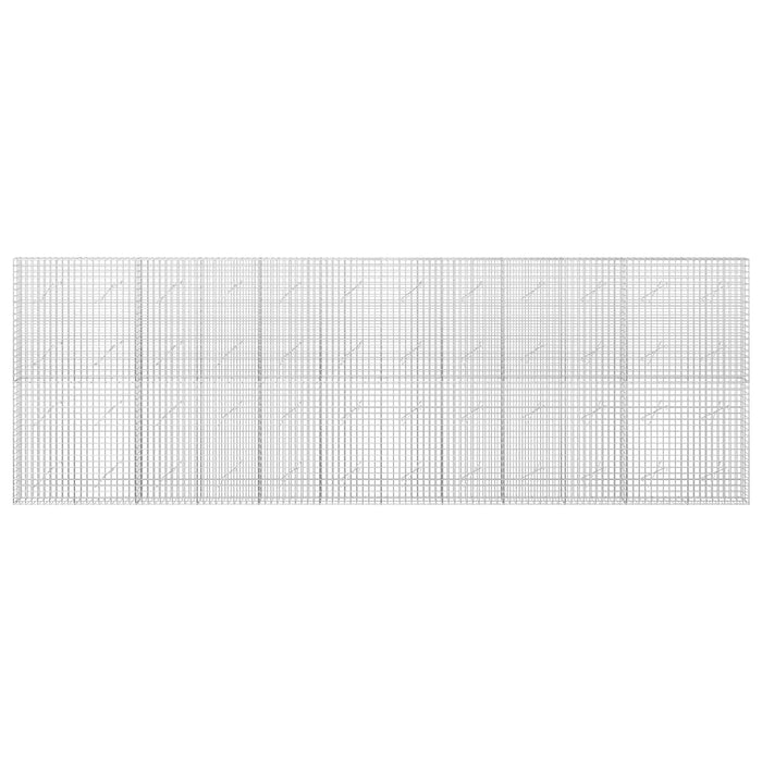 Gabion cu sârmă de 3,5 mm și plasă de 5x5 cm 600x10x200 cm WALTI