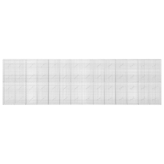 Gabion cu sârmă de 3,5 mm și plasă de 5x5 cm 700x10x200 cm WALTI