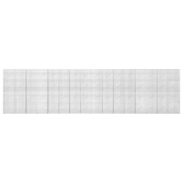 Gabion cu sârmă de 3,5 mm și plasă de 5x5 cm 800x10x200 cm WALTI
