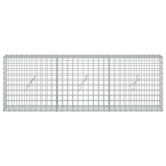 Gabion cu sârmă de 3,5 mm și plasă de 5x5 cm 150x20x50 cm WALTI