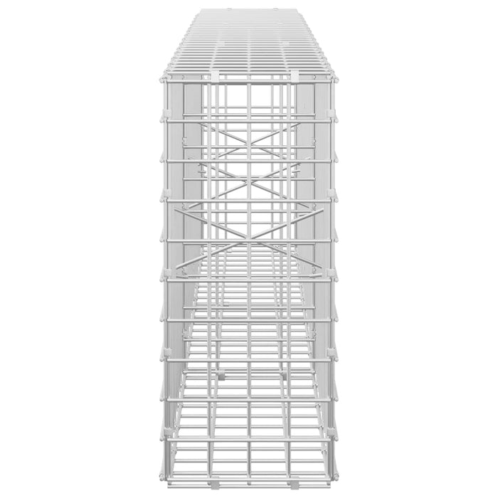Gabion cu sârmă de 3,5 mm și plasă de 5x5 cm 150x20x50 cm WALTI