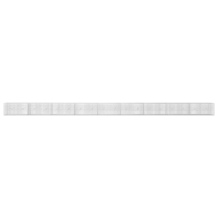 Gabion cu sârmă de 3,5 mm și plasă de 5x5 cm 900x20x50 cm WALTI