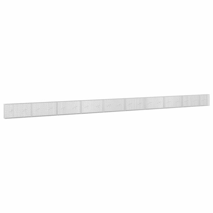 Gabion cu sârmă de 3,5 mm și plasă de 5x5 cm 950x20x50 cm WALTI