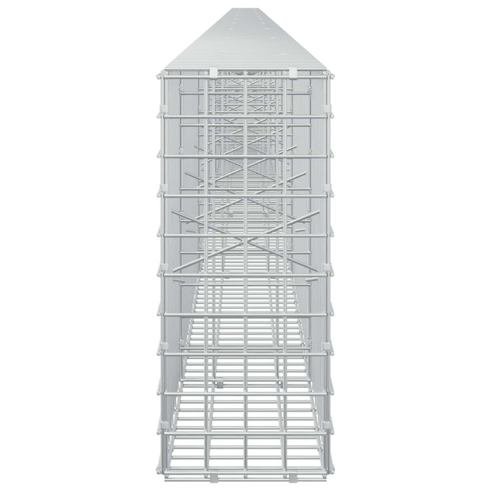 Gabion cu sârmă de 3,5 mm și plasă de 5x5 cm 1050x20x50 cm WALTI