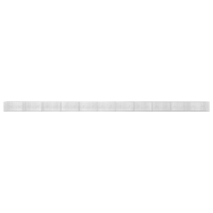 Gabion cu sârmă de 3,5 mm și plasă de 5x5 cm 1100x20x50 cm WALTI