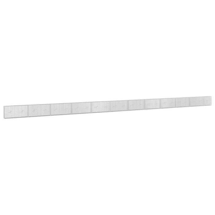 Gabion cu sârmă de 3,5 mm și plasă de 5x5 cm 1150x20x50 cm WALTI