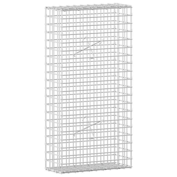 Gabion cu sârmă de 3,5 mm și plasă de 5x5 cm 50x20x100 cm WALTI