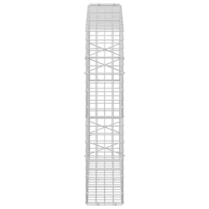 Gabion cu sârmă de 3,5 mm și plasă de 5x5 cm 100x20x100 cm WALTI