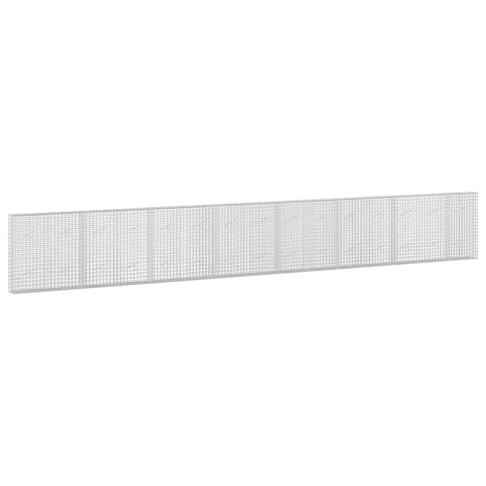 Gabion cu sârmă de 3,5 mm și plasă de 5x5 cm 750x20x100 cm WALTI