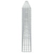 Gabion cu sârmă de 3,5 mm și plasă de 5x5 cm 900x20x100 cm - WALTI WALTI