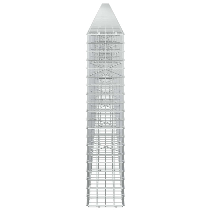 Gabion cu sârmă de 3,5 mm și plasă de 5x5 cm 1050x20x100 cm WALTI