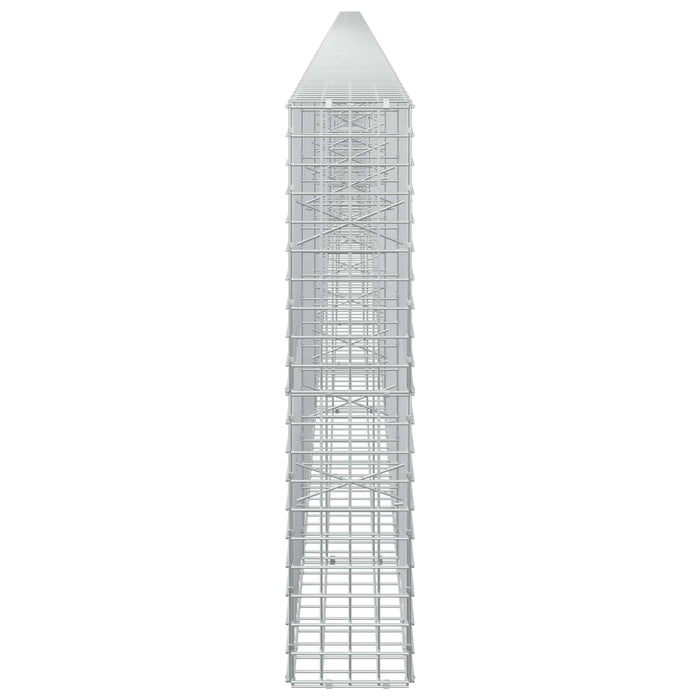 Gabion cu sârmă de 3,5 mm și plasă de 5x5 cm 1150x20x100 cm WALTI