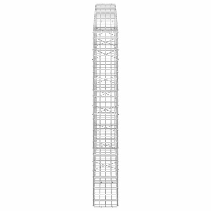 Gabion cu sârmă de 3,5 mm și plasă de 5x5 cm 150x20x150 cm WALTI