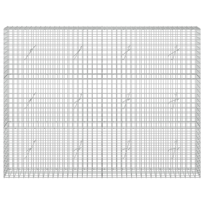 Gabion cu sârmă de 3,5 mm și plasă de 5x5 cm 200x20x150 cm WALTI