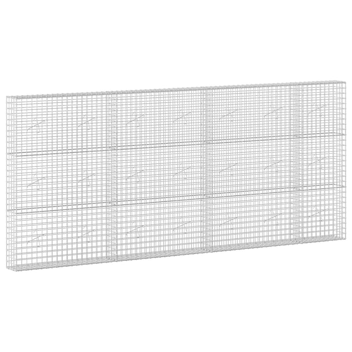 Gabion cu sârmă de 3,5 mm și plasă de 5x5 cm 350x20x150 cm WALTI
