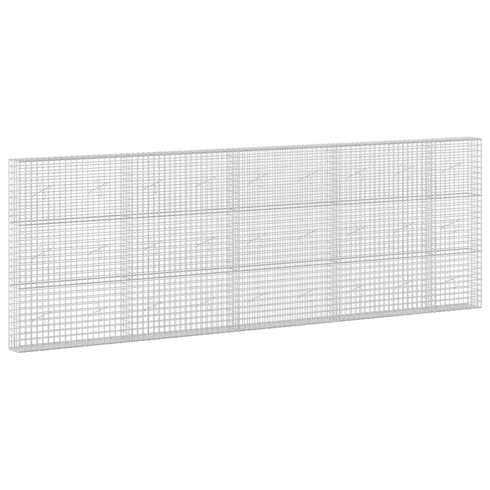 Gabion cu sârmă de 3,5 mm și plasă de 5x5 cm 450x20x150 cm WALTI