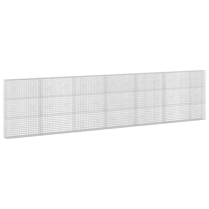Gabion cu sârmă de 3,5 mm și plasă de 5x5 cm 650x20x150 cm WALTI