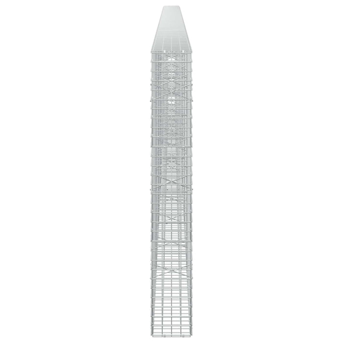 Gabion cu sârmă de 3,5 mm și plasă de 5x5 cm 700x20x150 cm WALTI
