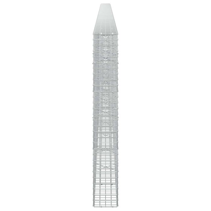 Gabion cu sârmă de 3,5 mm și plasă de 5x5 cm 750x20x150 cm WALTI