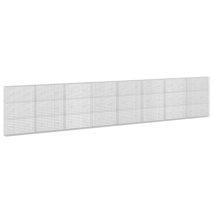 Gabion cu sârmă de 3,5 mm și plasă de 5x5 cm 800x20x150 cm WALTI