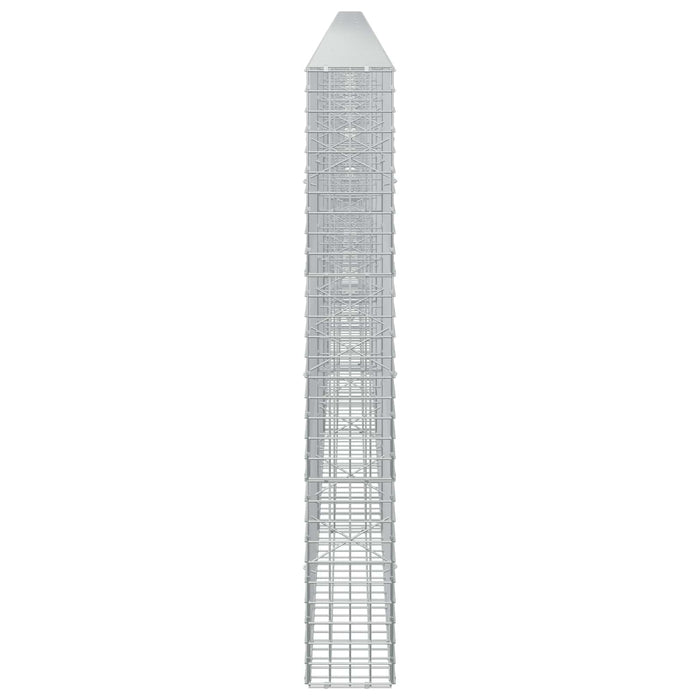 Gabion cu sârmă de 3,5 mm și plasă de 5x5 cm 950x20x150 cm WALTI