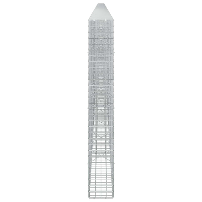Gabion cu sârmă de 3,5 mm și plasă de 5x5 cm 1000x20x150 cm WALTI