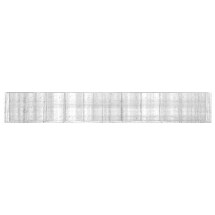 Gabion cu sârmă de 3,5 mm și plasă de 5x5 cm 1050x20x150 cm WALTI