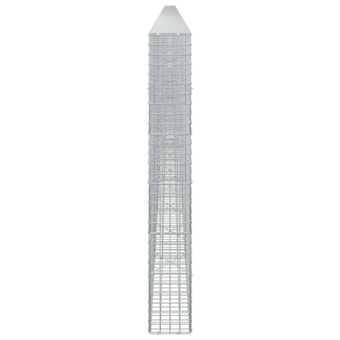 Gabion cu sârmă de 3,5 mm și plasă de 5x5 cm 1050x20x150 cm WALTI