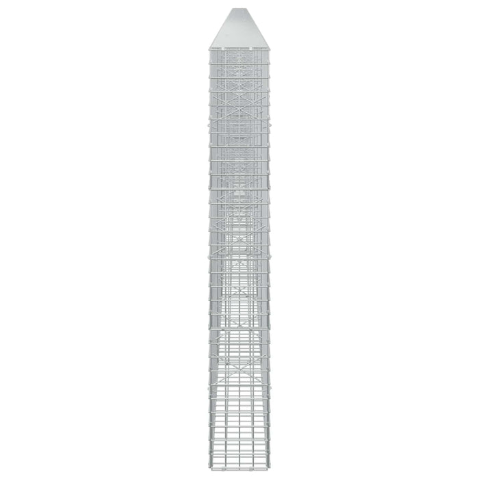 Gabion cu sârmă de 3,5 mm și plasă de 5x5 cm 1100x20x150 cm WALTI