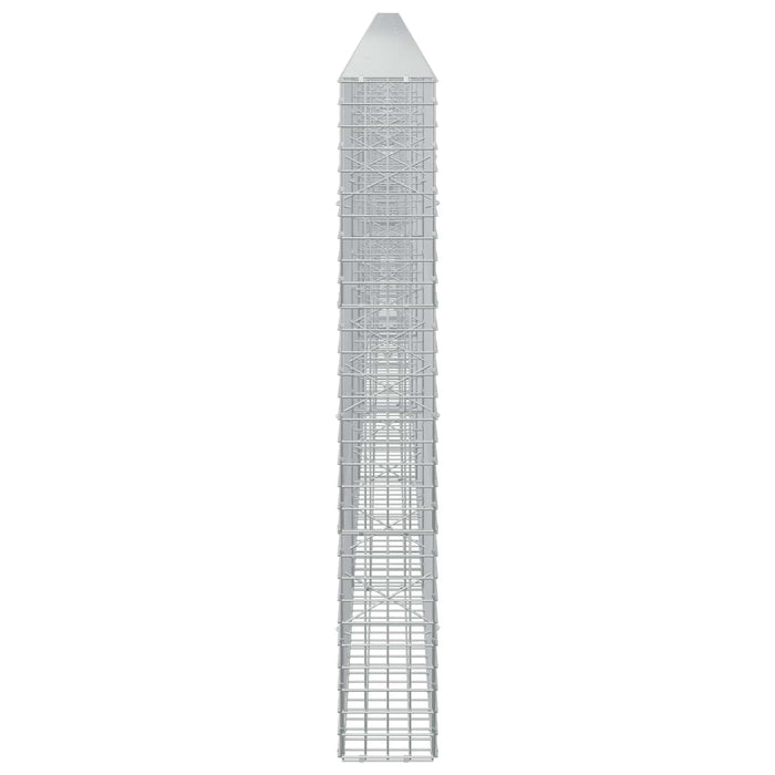 Gabion cu sârmă de 3,5 mm și plasă de 5x5 cm 1150x20x150 cm WALTI