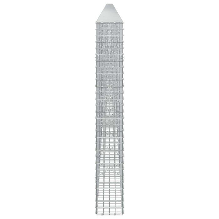 Gabion cu sârmă de 3,5 mm și plasă de 5x5 cm 1200x20x150 cm WALTI