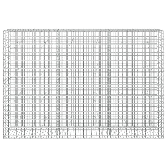 Gabion cu sârmă de 3,5 mm și plasă de 5x5 cm 300x20x200 cm WALTI