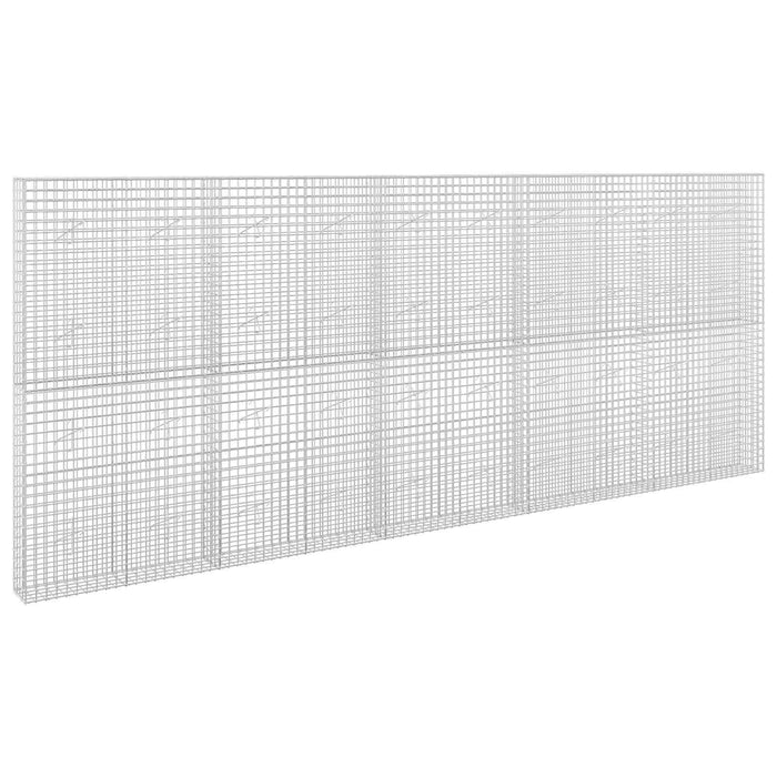 Gabion cu sârmă de 3,5 mm și plasă de 5x5 cm 500x20x200 cm - WALTI WALTI