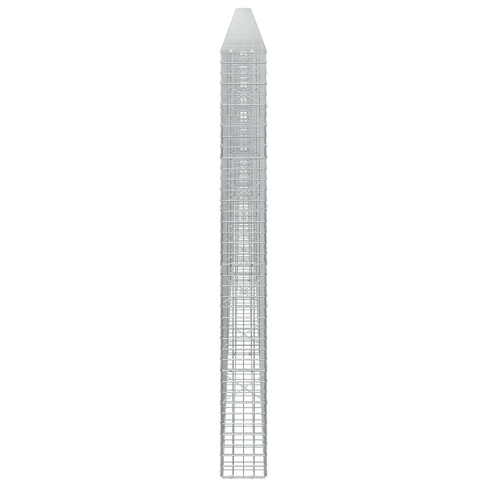 Gabion cu sârmă de 3,5 mm și plasă de 5x5 cm 650x20x200 cm WALTI
