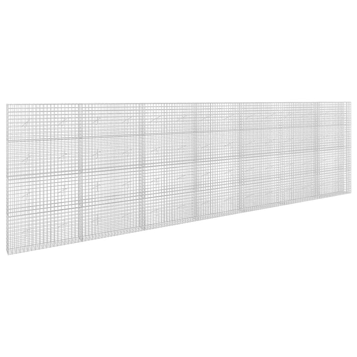 Gabion cu sârmă de 3,5 mm și plasă de 5x5 cm 700x20x200 cm - WALTI WALTI