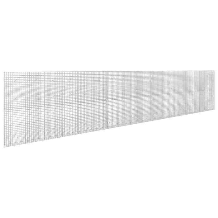 Gabion cu sârmă de 3,5 mm și plasă de 5x5 cm 900x20x200 cm WALTI