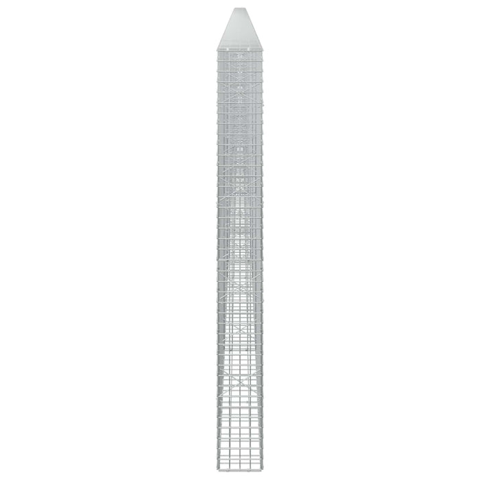 Gabion cu sârmă de 3,5 mm și plasă de 5x5 cm 900x20x200 cm WALTI
