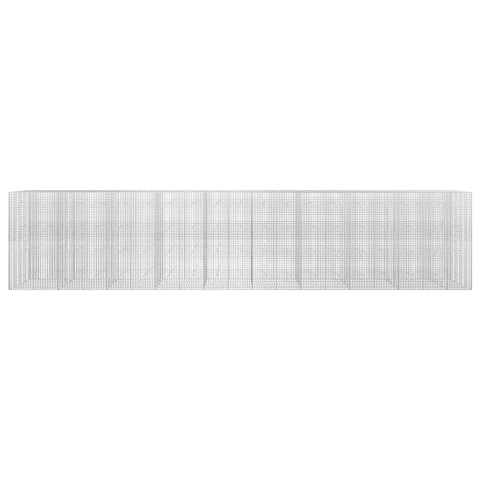 Gabion cu sârmă de 3,5 mm și plasă de 5x5 cm 950x20x200 cm WALTI