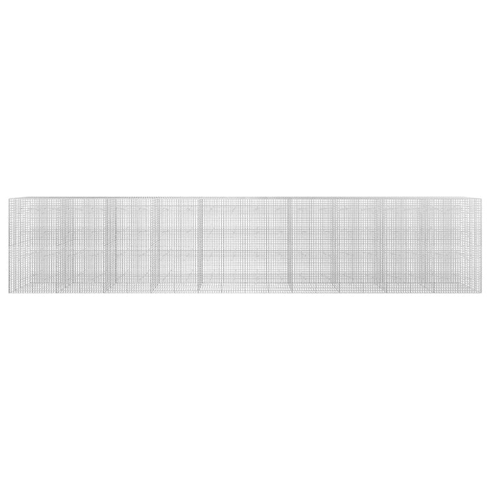 Gabion cu sârmă de 3,5 mm și plasă de 5x5 cm 1000x20x200 cm WALTI