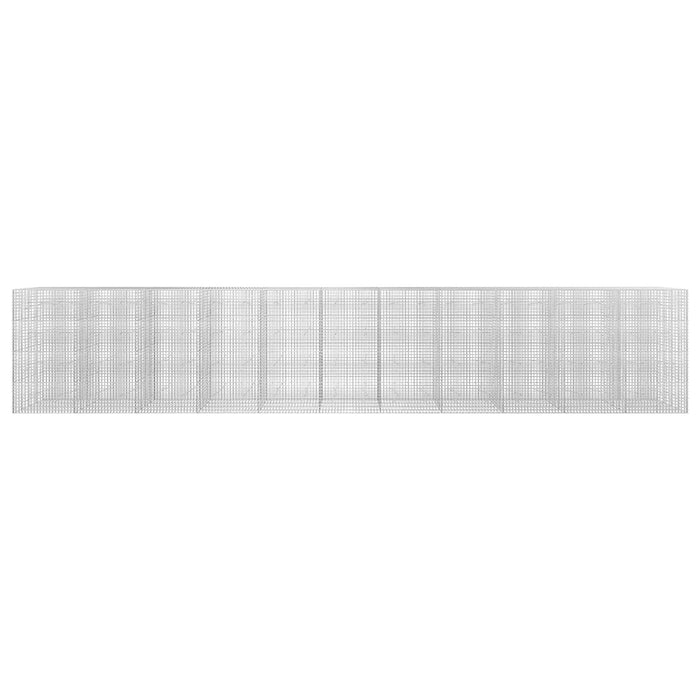 Gabion cu sârmă de 3,5 mm și plasă de 5x5 cm 1100x20x200 cm WALTI