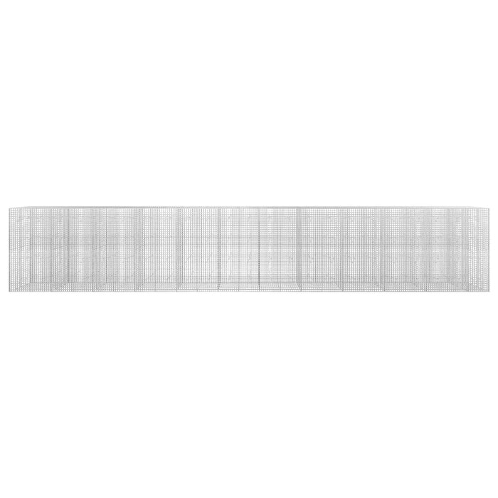 Gabion cu sârmă de 3,5 mm și plasă de 5x5 cm 1150x20x200 cm WALTI