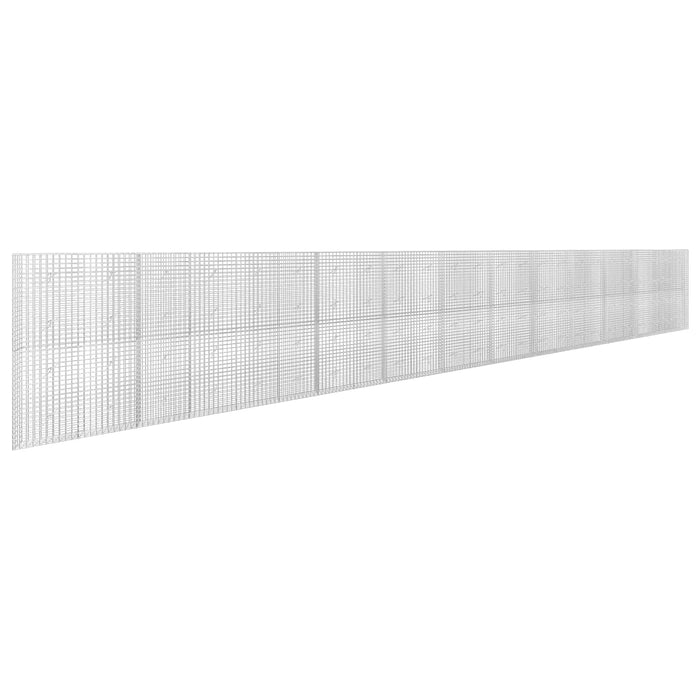 Gabion cu sârmă de 3,5 mm și plasă de 5x5 cm 1200x20x200 cm WALTI