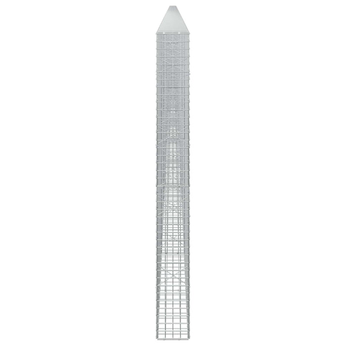 Gabion cu sârmă de 3,5 mm și plasă de 5x5 cm 1200x20x200 cm WALTI