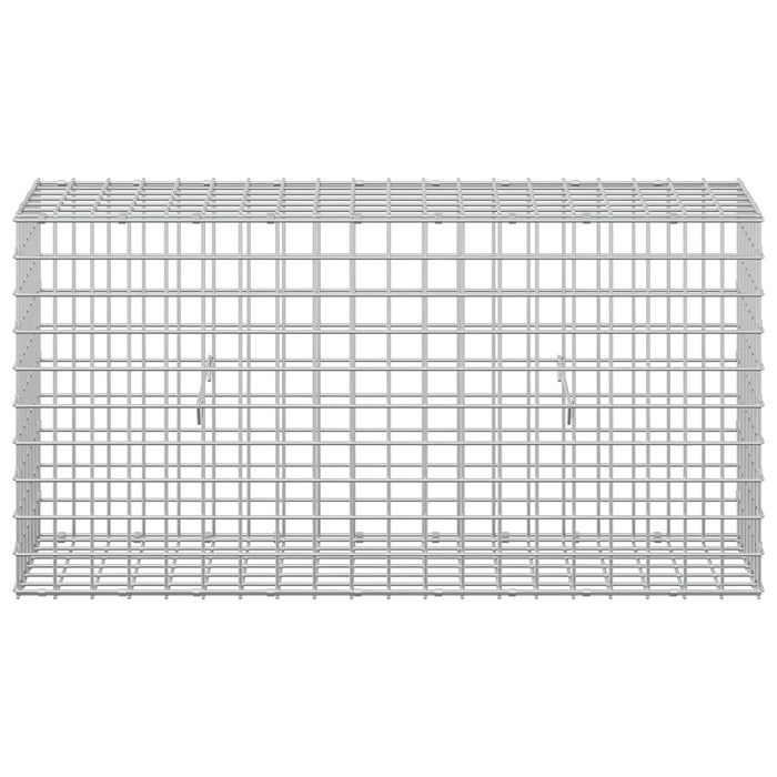 Gabion cu sârmă de 3,5 mm și plasă de 5x5 cm 100x30x50 cm WALTI