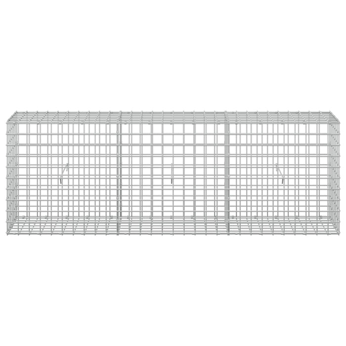 Gabion cu sârmă de 3,5 mm și plasă de 5x5 cm 150x30x50 cm WALTI