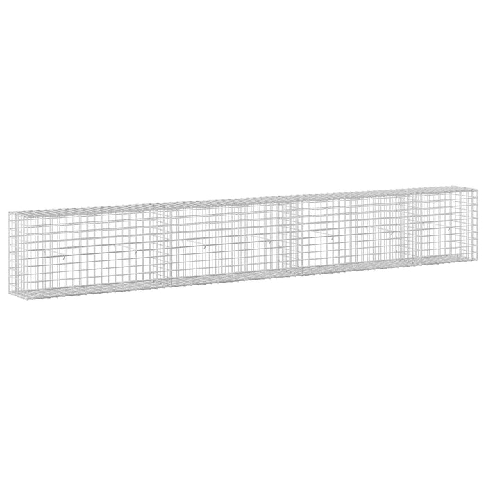 Gabion cu sârmă de 3,5 mm și plasă de 5x5 cm 350x30x50 cm WALTI