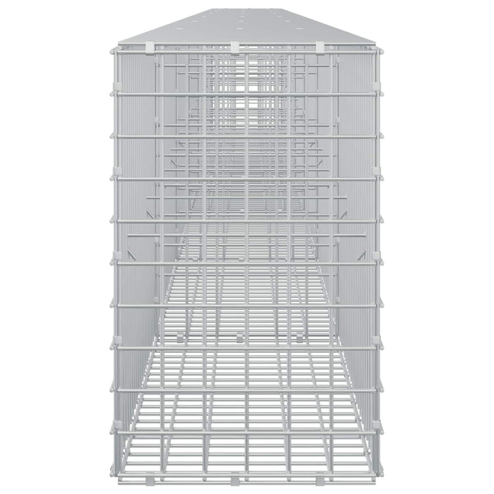 Gabion cu sârmă de 3,5 mm și plasă de 5x5 cm 650x30x50 cm WALTI